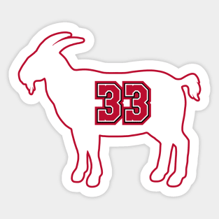 Alonzo Mourning Miami Goat Qiangy Sticker